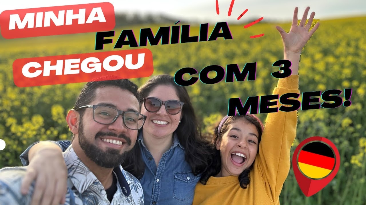 COMO TROUXE MINHA FAMÍLIA EM 3 MESES?|Visto de Reunião Familiar|Enfermeiro na Alemanha