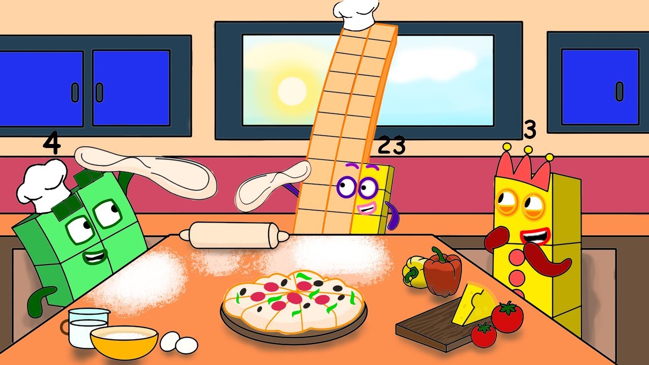NumberBlocks Photoshop Colors Drawing 02 - #BeLovedFamilyTV #BLFTV
