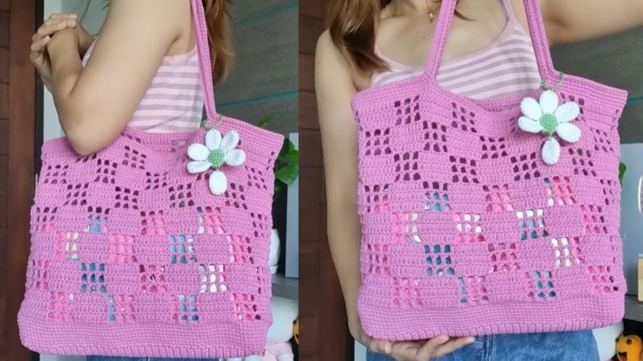 အိတ်ထိုနည်း Pattern အသစ်လေး Crochet bag