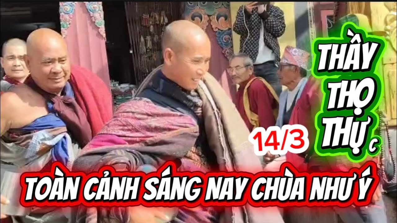 TOÀN CẢNH Tại Chùa Như ý Nơi Thầy Cùng Huynh Đệ Thọ Thực Sáng 14/3