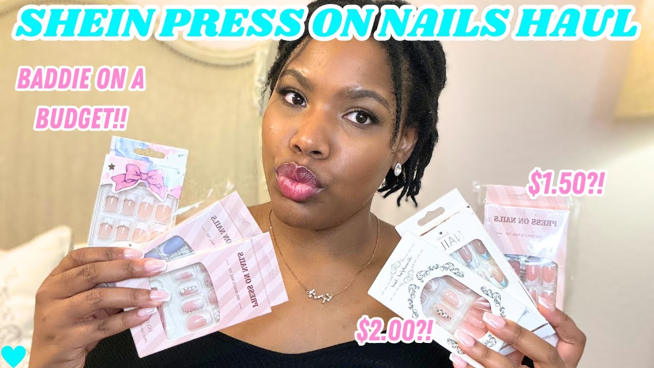 SHEIN PRESS ON NAILS HAUL 2023 | Girly & Affordable Gems 💖
