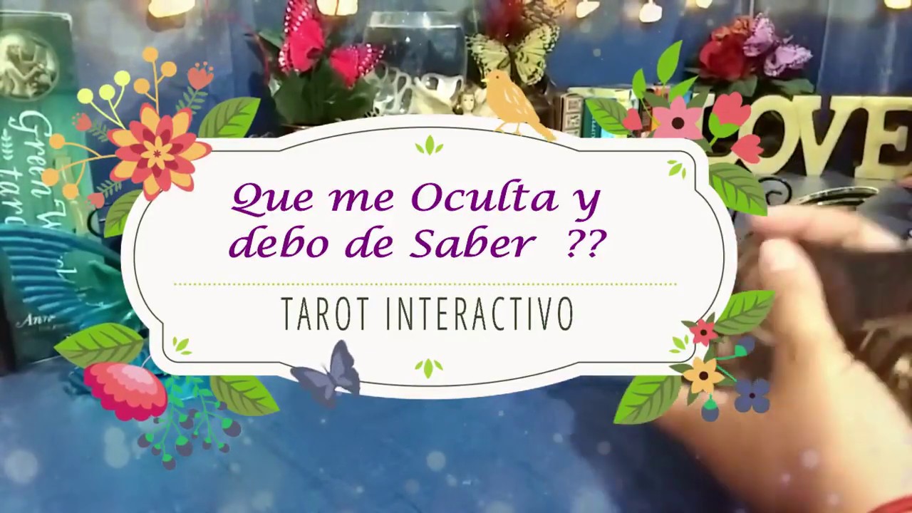 ✨Que me Oculta y Debo Saber ? 🤔🧐 Tarot Interactivo✨
