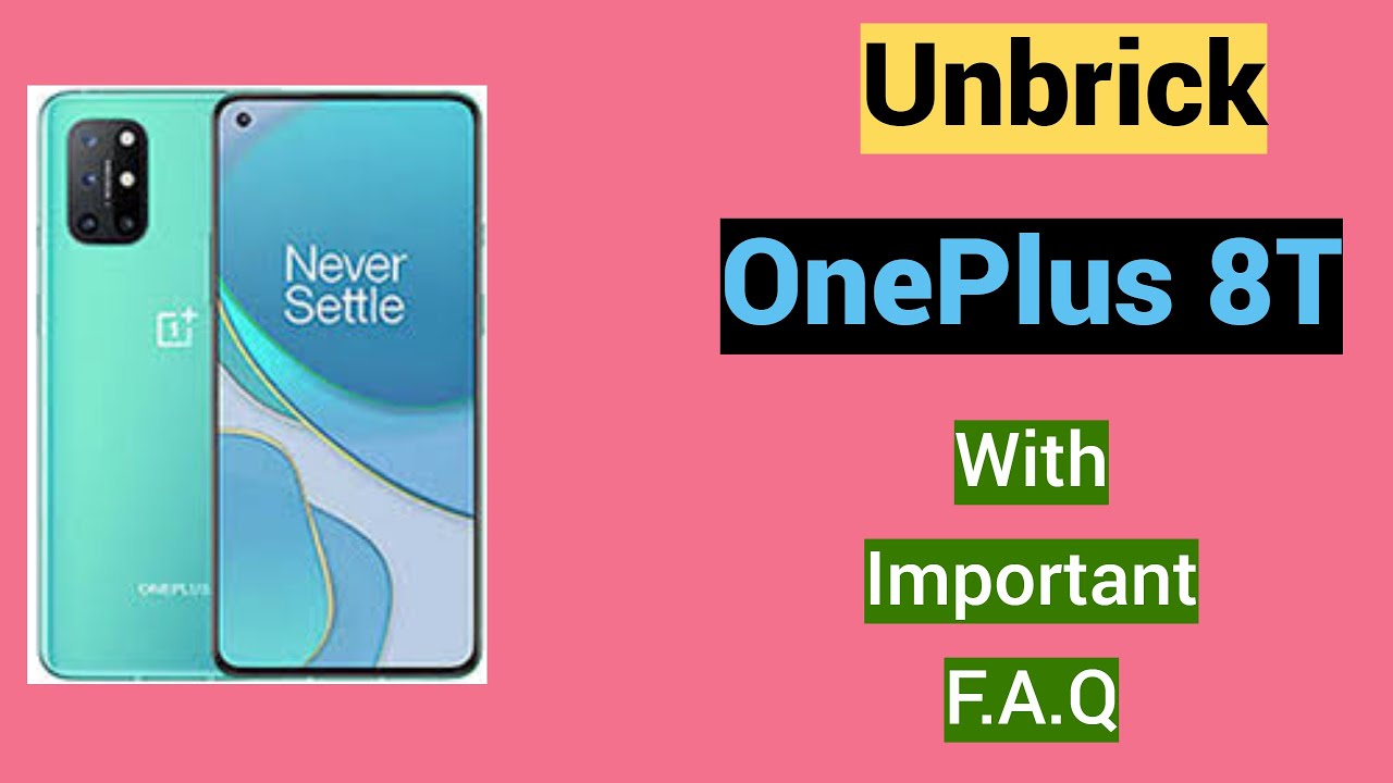 How To Unbrick OnePlus 8T #oneplus8t