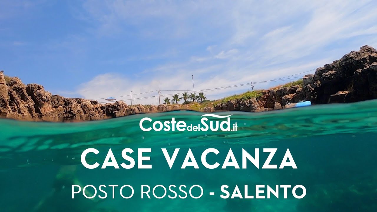 Salento Case Vacanze sul Mare - La Casa del Pescatore Fronte Mare a Posto Rosso - CODICE 001