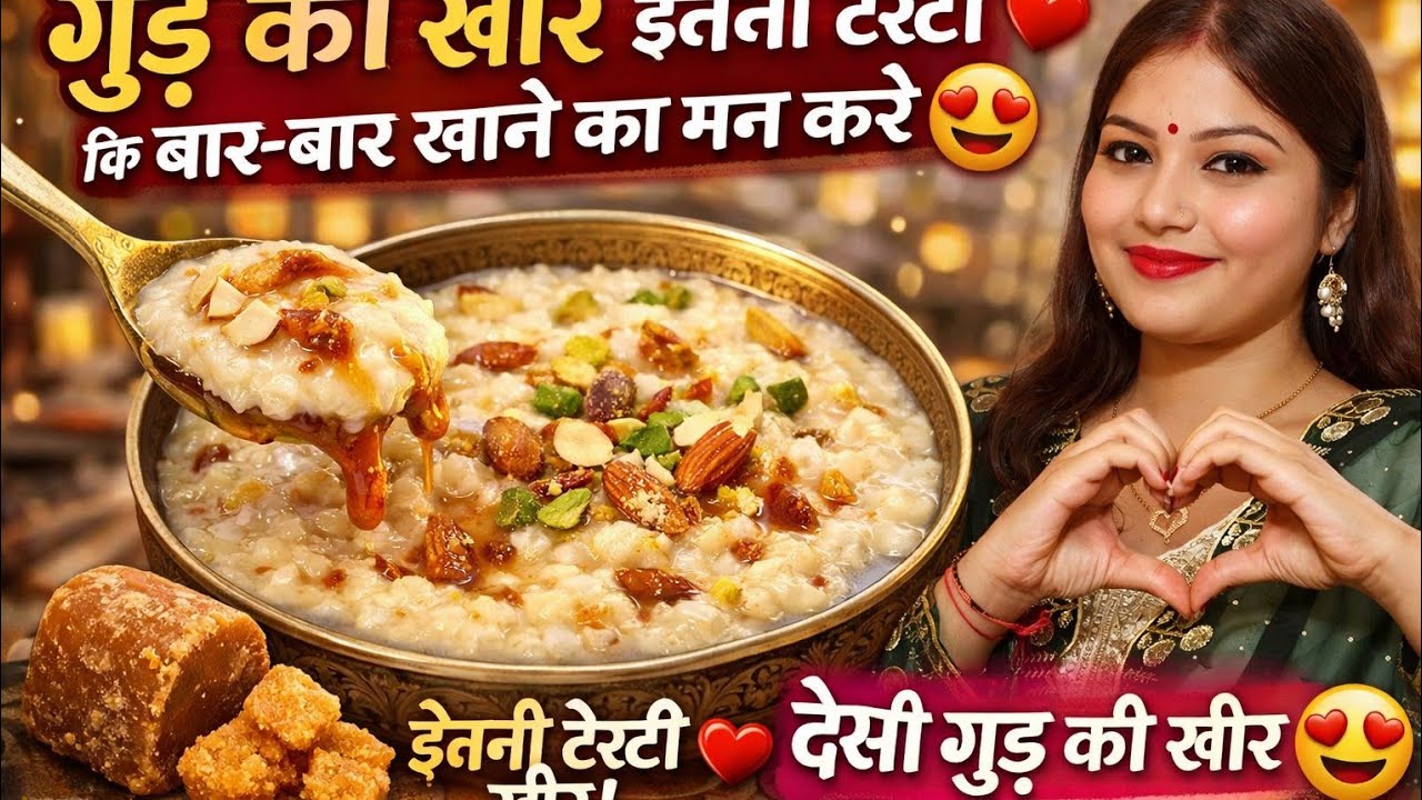 सिर्फ 3 चीजों से बनाएं टेस्टी गुड़ की खीर