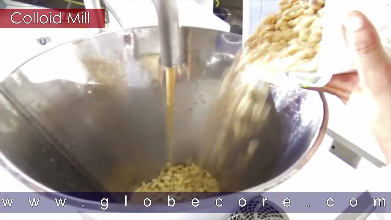 Moulin colloïdal pour la production de pâte d'arachide et de beurre d'arachide