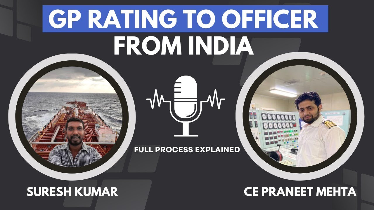 What is the process to become GP Rating to Officer in India? Informative Interview ft. Suresh Kumar