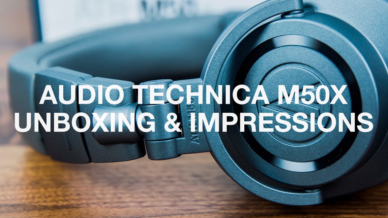 Audio Technica M50X Matte Grey Unboxing & First Impressions