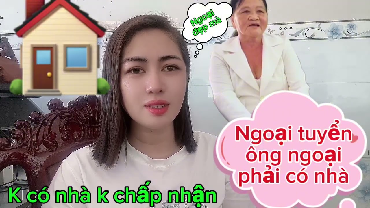 Cười với bà ngoại đẹp.đẹp có quyền he ngoại