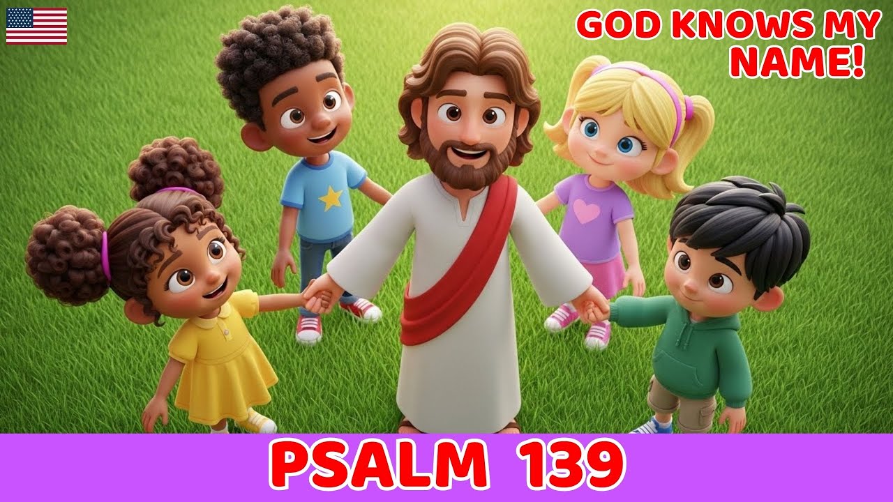 God Knows My Name | Psalm 139 for Kids | Christian Kids Song