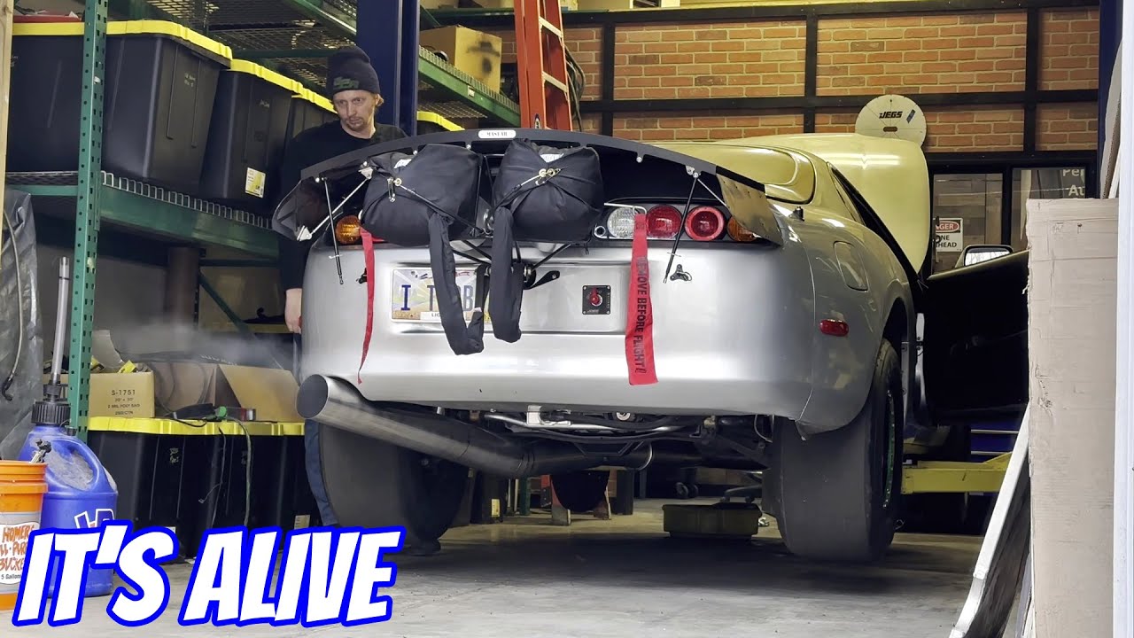 Bringing My MKIV Supra Drag Car Back to Life & Making it Sound Evil