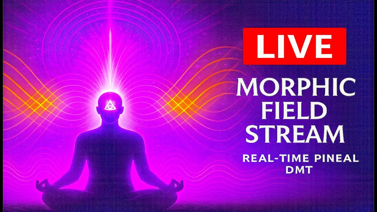 🔴 LIVE: Pineal DMT Activation &ndash; Full Music Morphic Transmission (164 BPM)