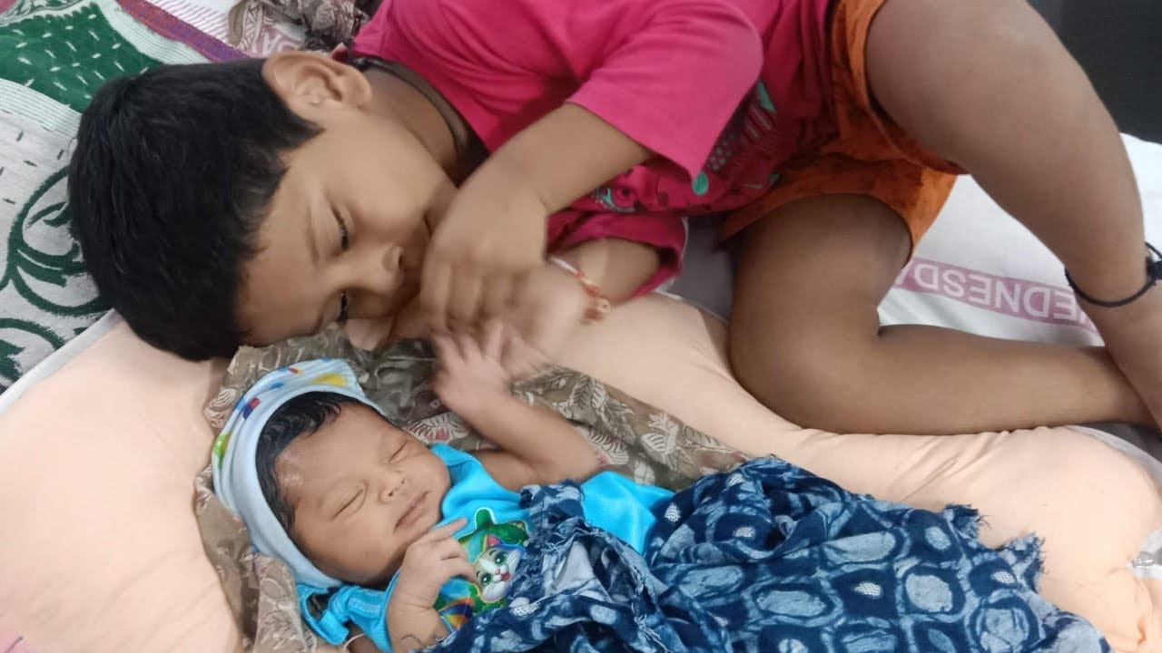 అన్నా చెల్లెళ్ళ బంధం......గర్భంలో ఉనపుడు నుండే మొదలవుతుంది....#pregnancyjourney