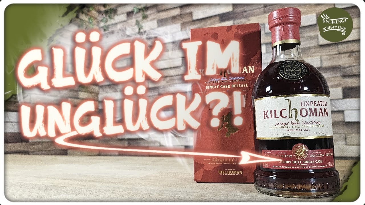 Unpeated Kilchoman 12 Jahre - 100% Islay | Ein verfügbarer Unfall! | 54,6 Vol. %