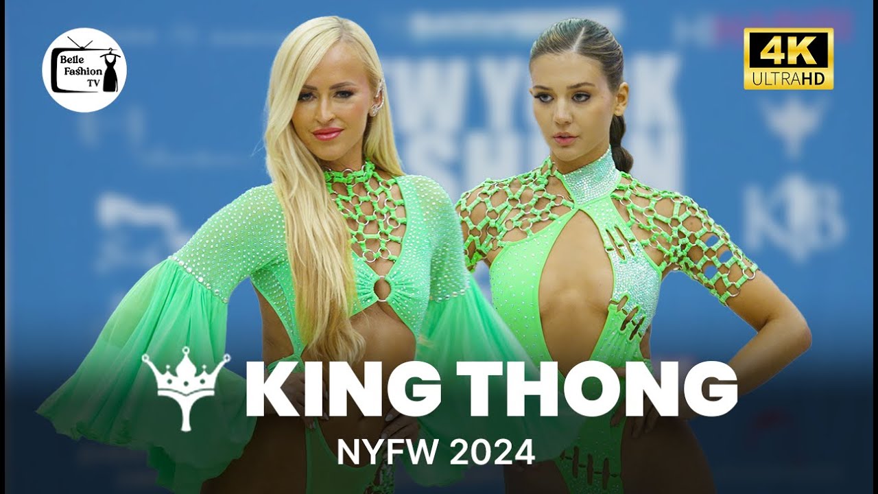 King Thong Full Show In 4K60 | NYFW 2024 #beauty #fashion #model #catwalk #bikini #video #swimwear
