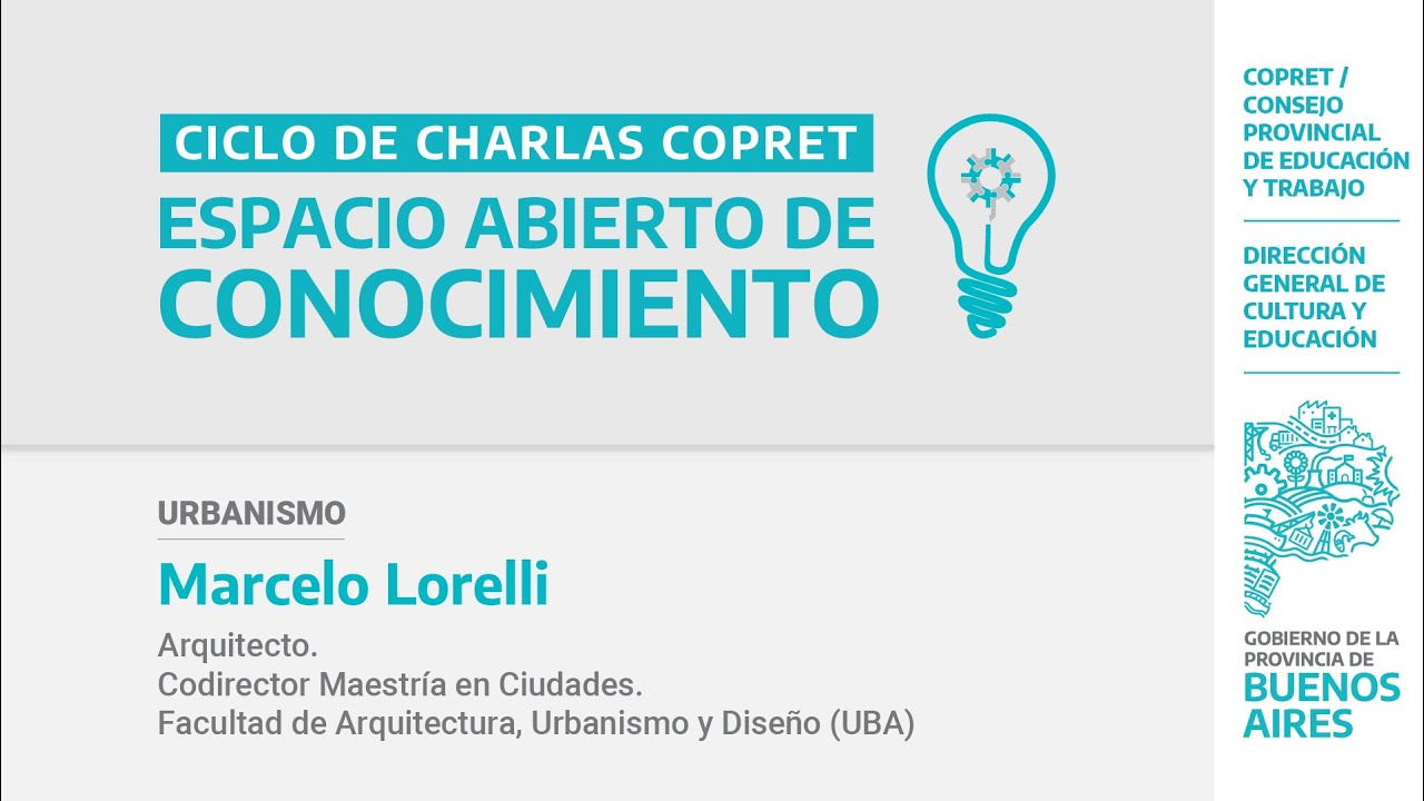 Emisión en directo de BAeducación - Ciclo de Charlas COPRET 
