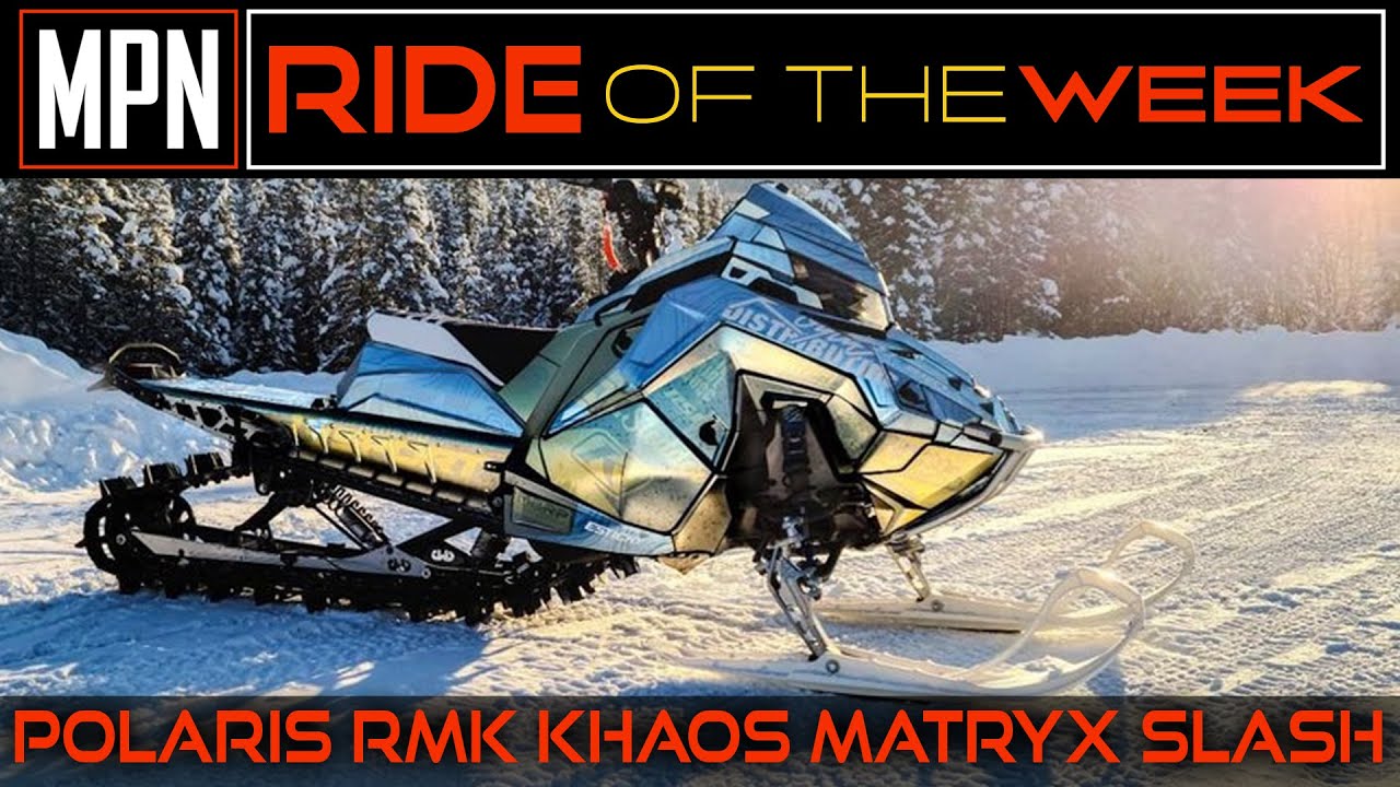 Custom 2022 Polaris RMK Khaos Matryx Slash Snowmobile