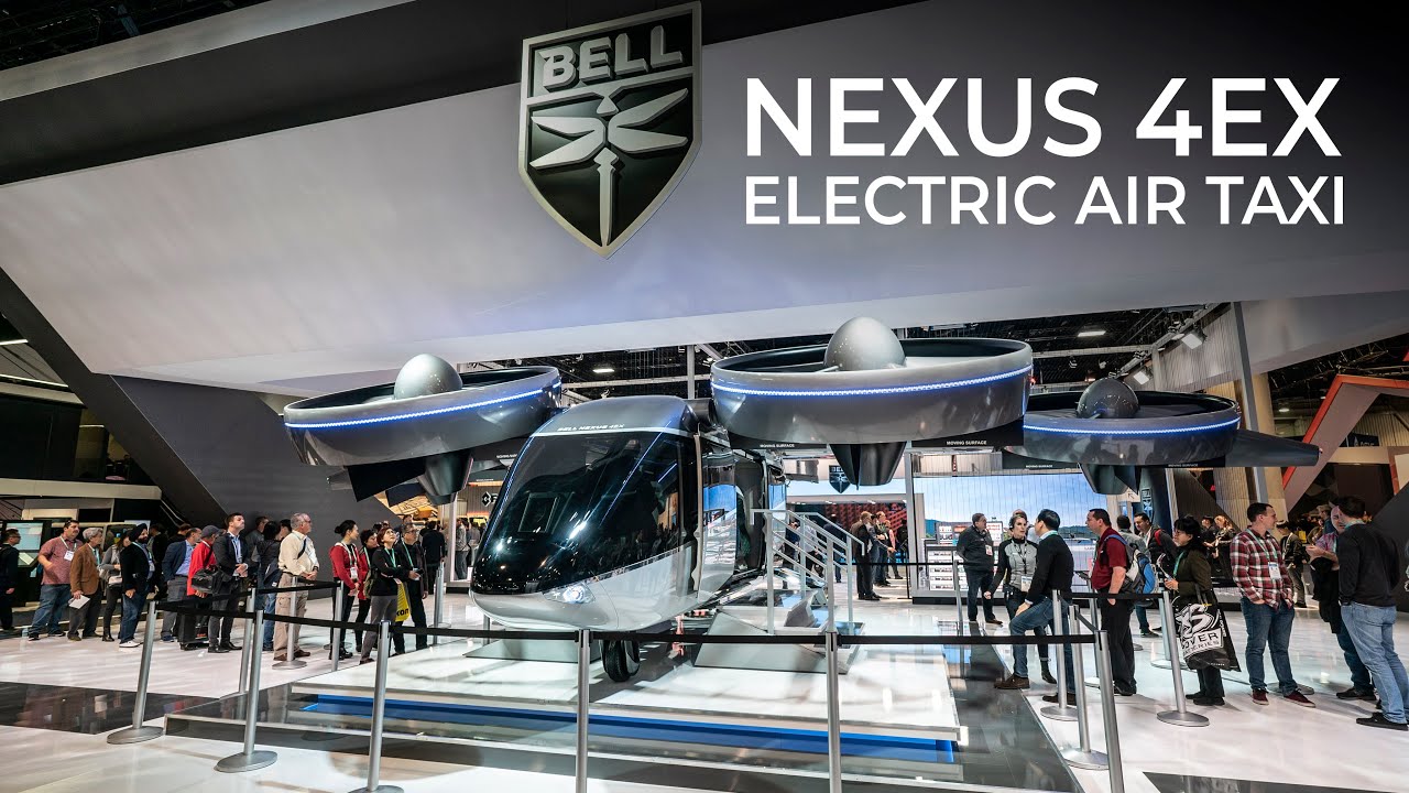 CES 2020 - Bell Textron Nexus 4EXC Uber Electric Air Taxi