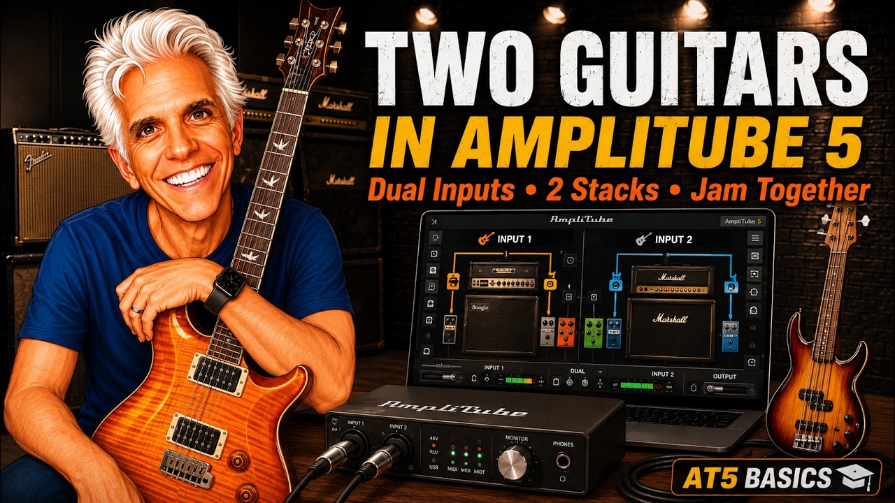 Using Two Guitars In AmpliTube 5