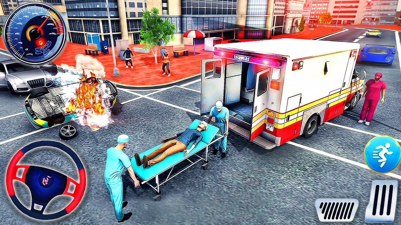 City Ambulance Van Emergency Driving - Family Dream Hospital Doctor - Android GamePlay