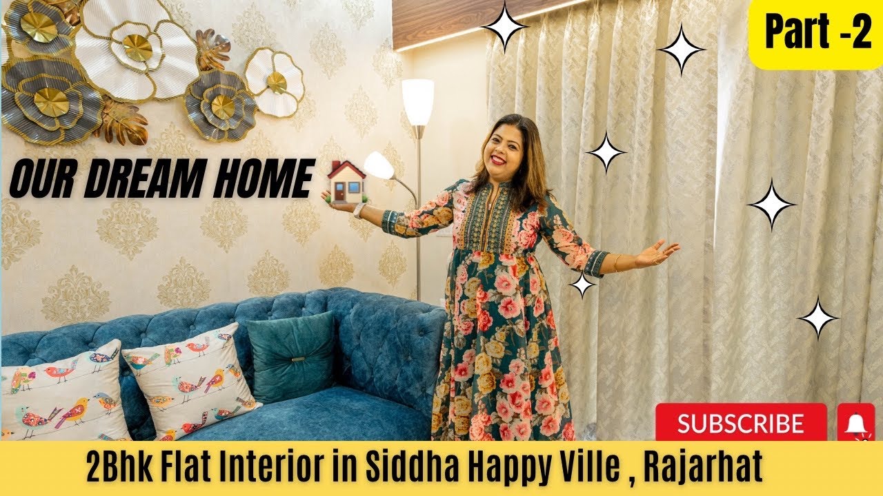 Part-2 | 2BHK Flat Interior Tour in Kolkata | Best 2BHK Flat Interior Design 2023 @interiorjagat