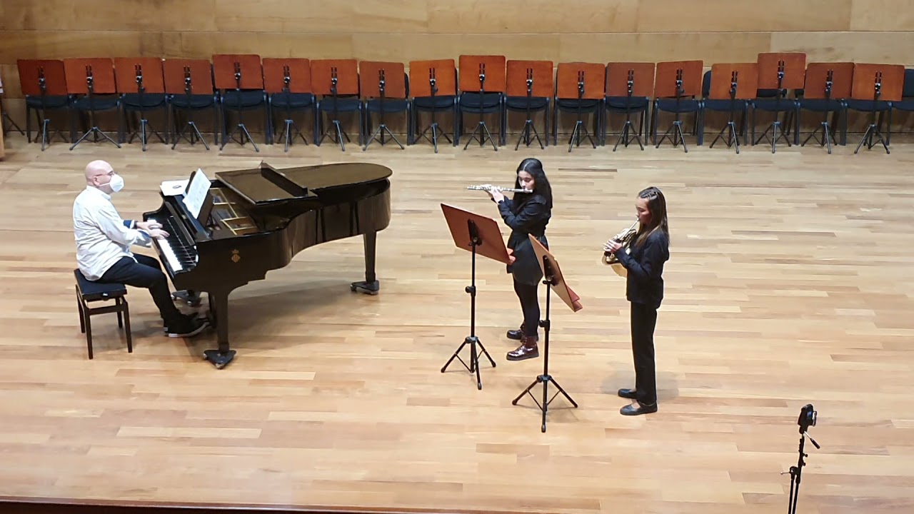 Romace Op43 Adolphe Blanc para oboe , trompa y piano