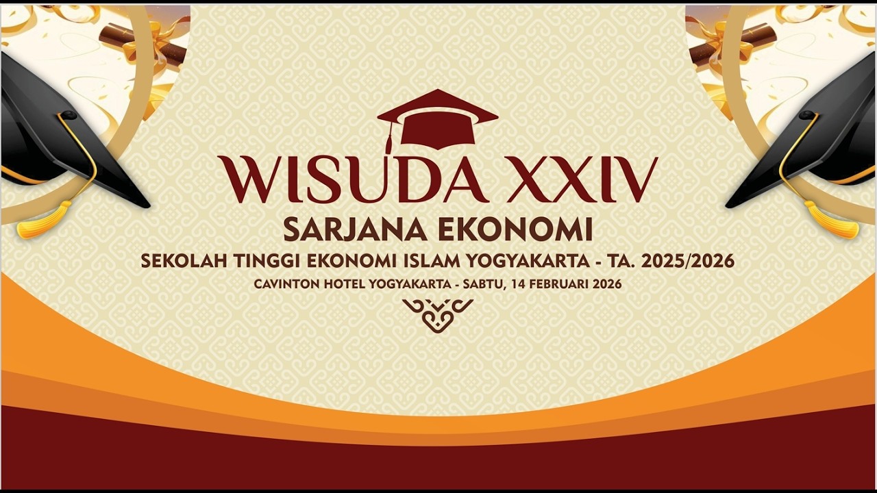 PROSESI WISUDA  XXIV STEIY TAHUN 2025/2026,SABTU 14 FEBRUARI 2026