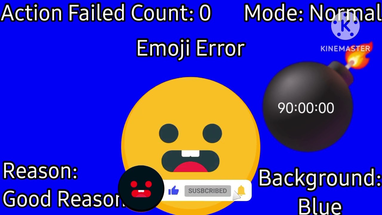 Emoji Error for KineMaster