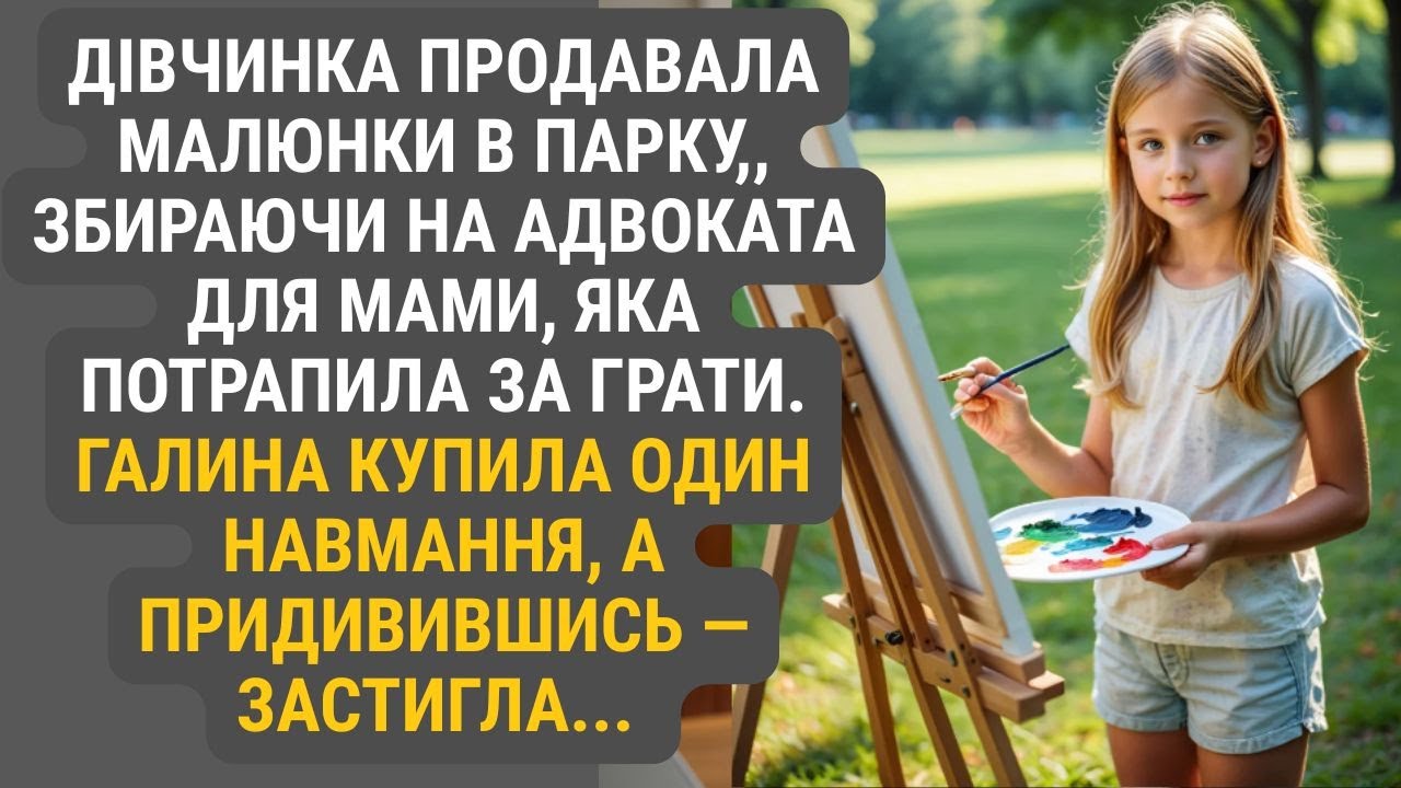 Галина придбала малюнок у дитини, думаючи, що просто допоможе копійчиною. Але, побачивши...