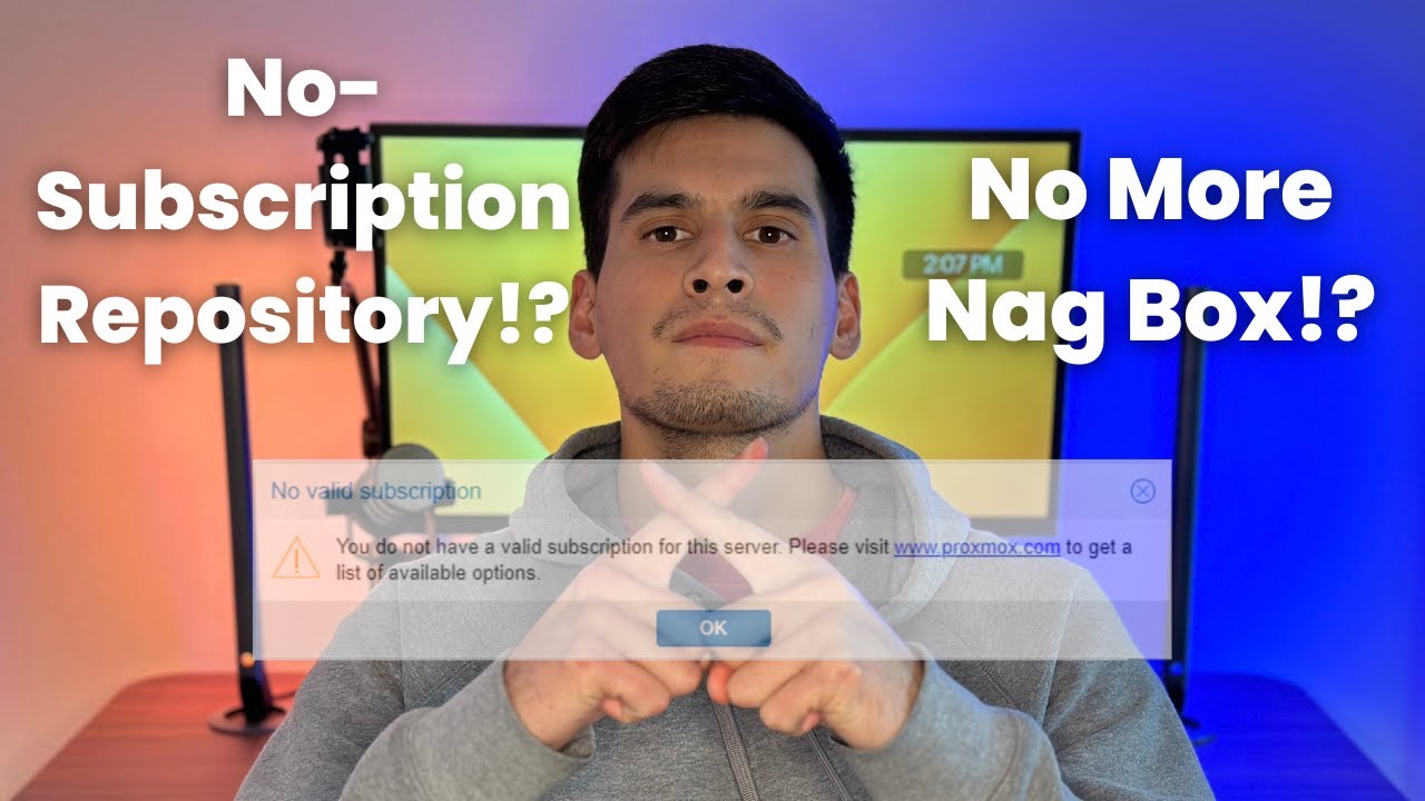How to update Proxmox with No-Subscription Repository and get rid of the nag box!
