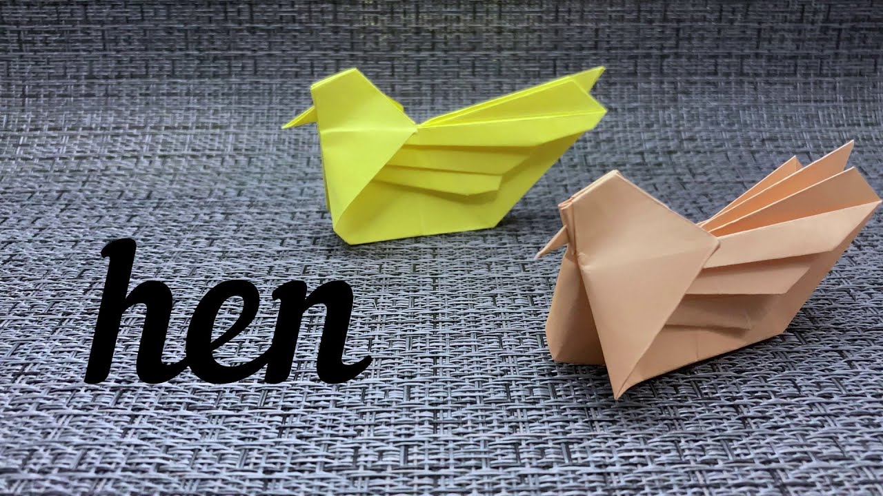 Origami Hen/Оригами Курица