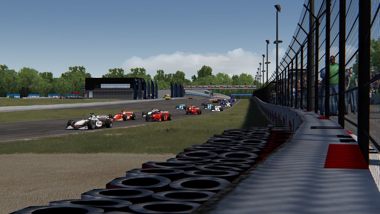 F1 Argentina 1998 : Hakkinen slows down both Ferraris in Buenos Aires - Assetto Corsa New AI/Layout
