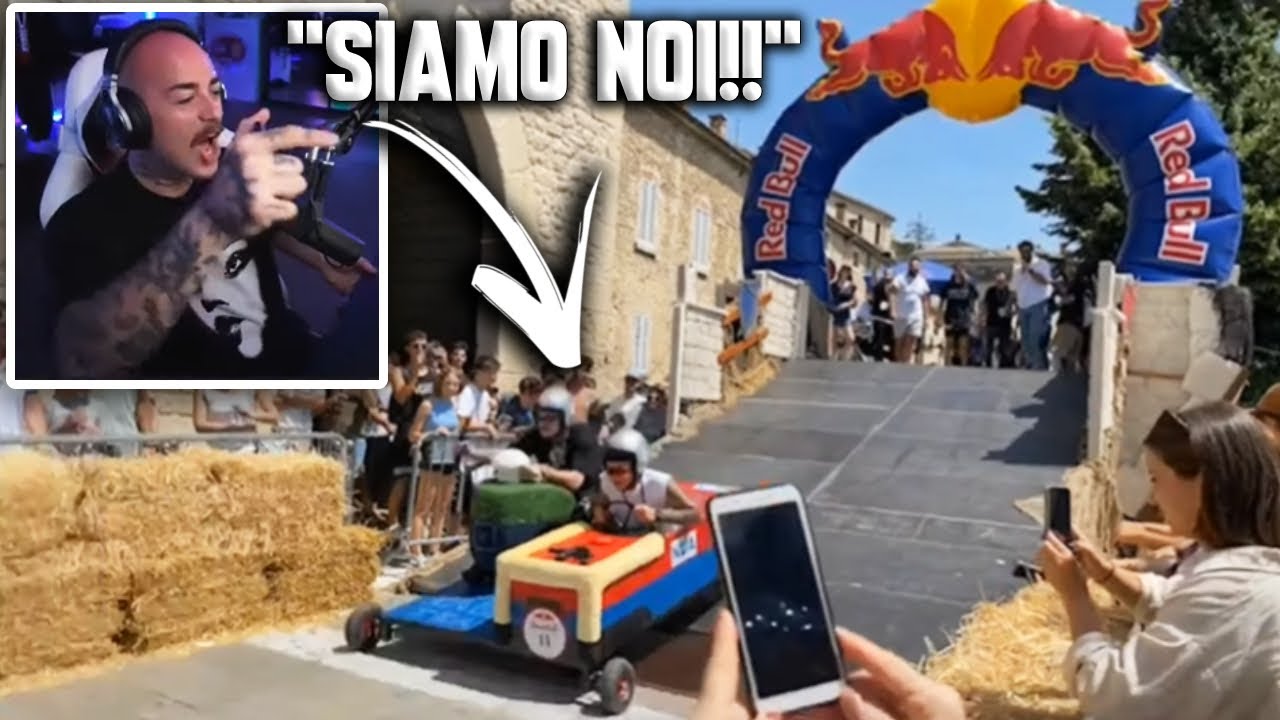 Panetty reaction alla sua discesa nella Red Bull Soapbox Race! 🏆🏁