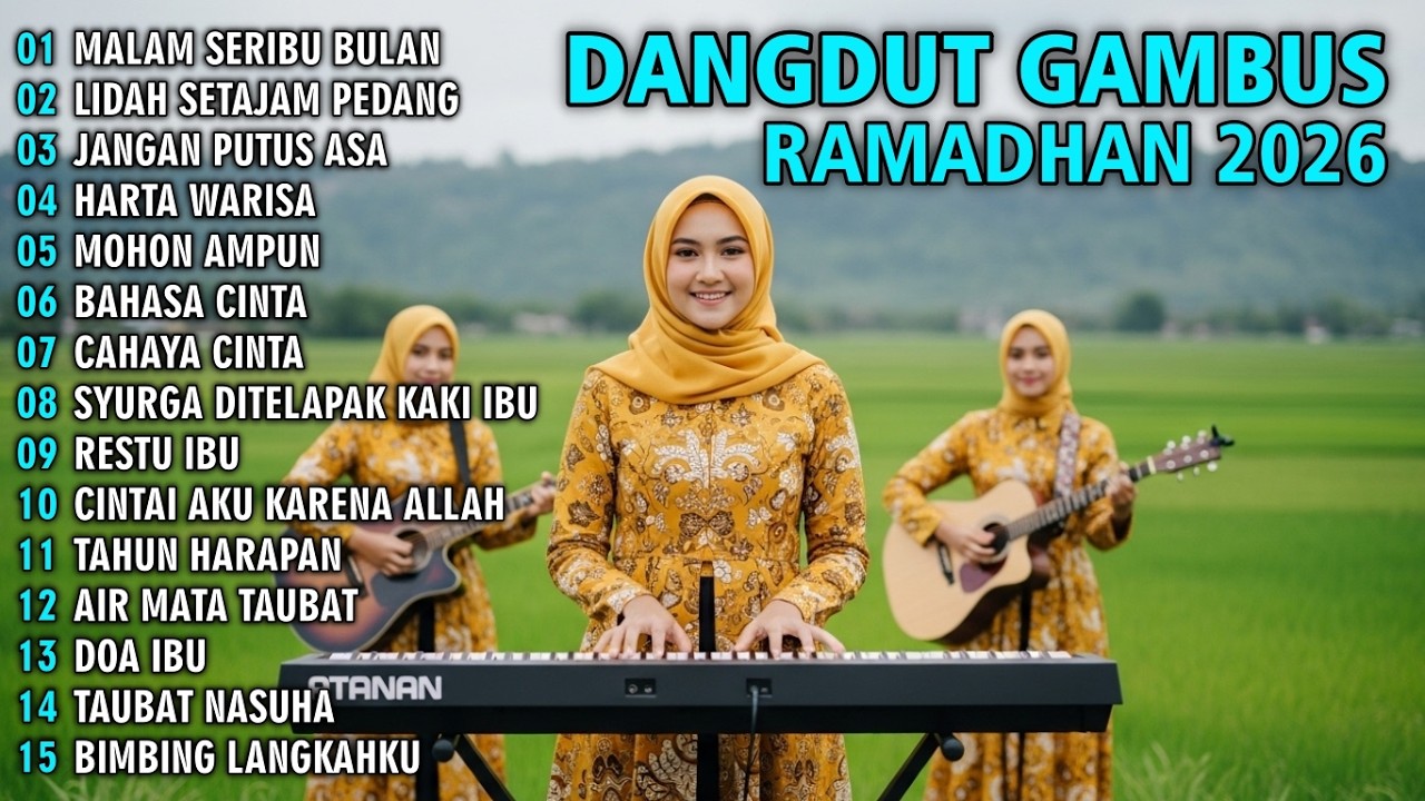 SPESIAL RAMADHAN - MALAM SERIBU BULAN - DANGDUT RELIGI PENYEJUK HATI PALING DICARI - SHOLAWAT MERDU