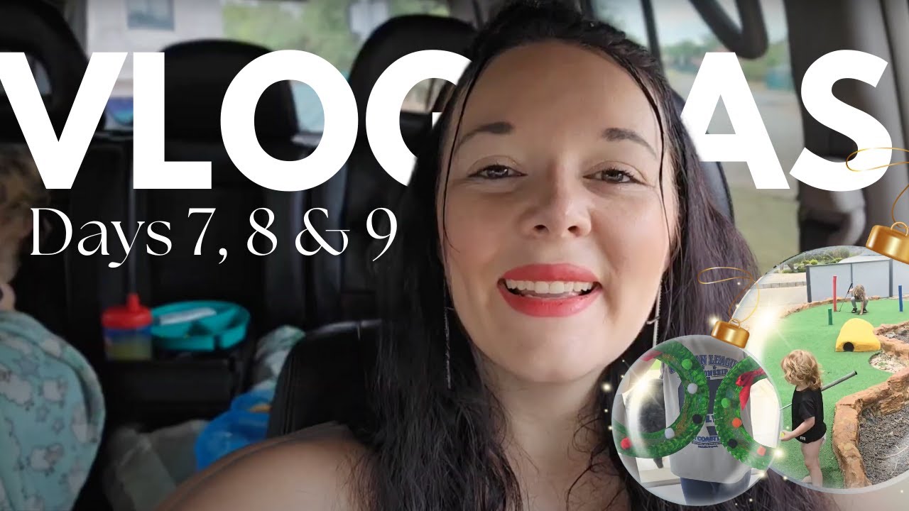 Days in the life | Mini golf, crafting and painting | Vlogmas Days 7, 8 & 9