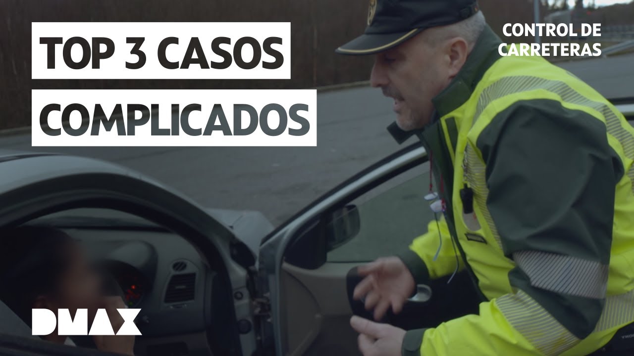 Arriesga la vida de sus hijos y se enfrenta a la Guardia Civil | Control de carreteras