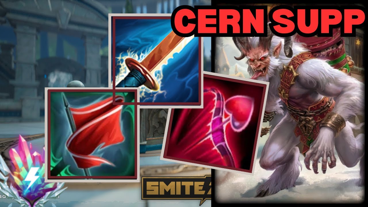 WHY AM I CERN SUPP!!! - Cernunnos Support Deity Smite 2 Gameplay
