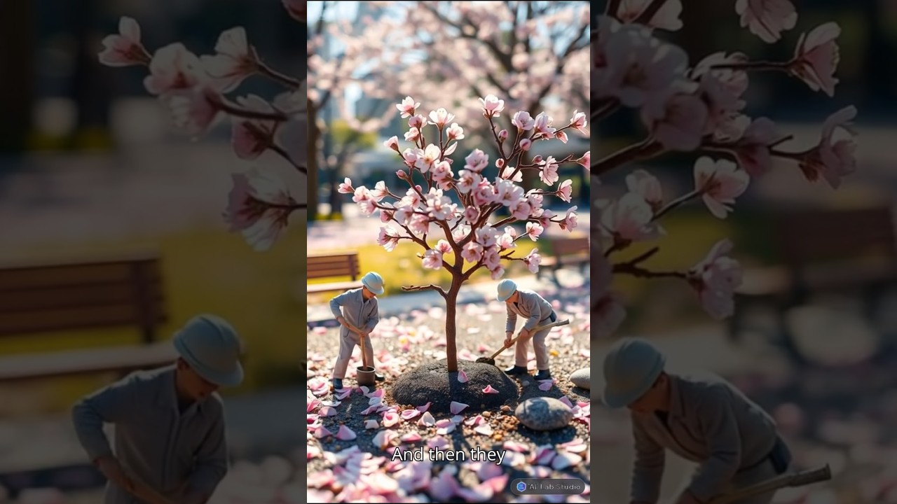 Hiroshima | AI | Miniature Worker | #toys #miniatureworld #satisfyingshorts #aiart  #3danimation