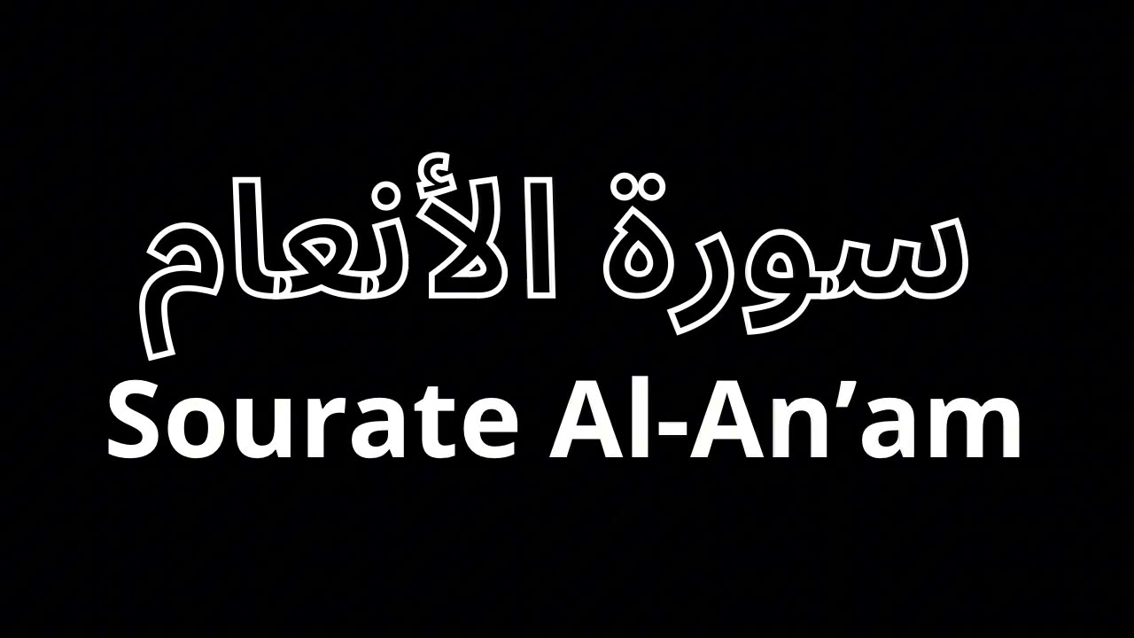 سورة الأنعام كاملة بصوت سعد الغامدي | تلاوة خاشعة | Surah Al-An’am – Saad Al-Ghamdi