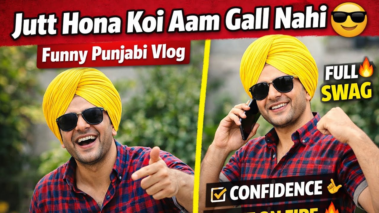Jutt Hona Koi Aam Gall Nahi 😎 | Funny Punjabi Vlog” ✅#juttvlogs #punjabifunnyvideos #funnyvlog 