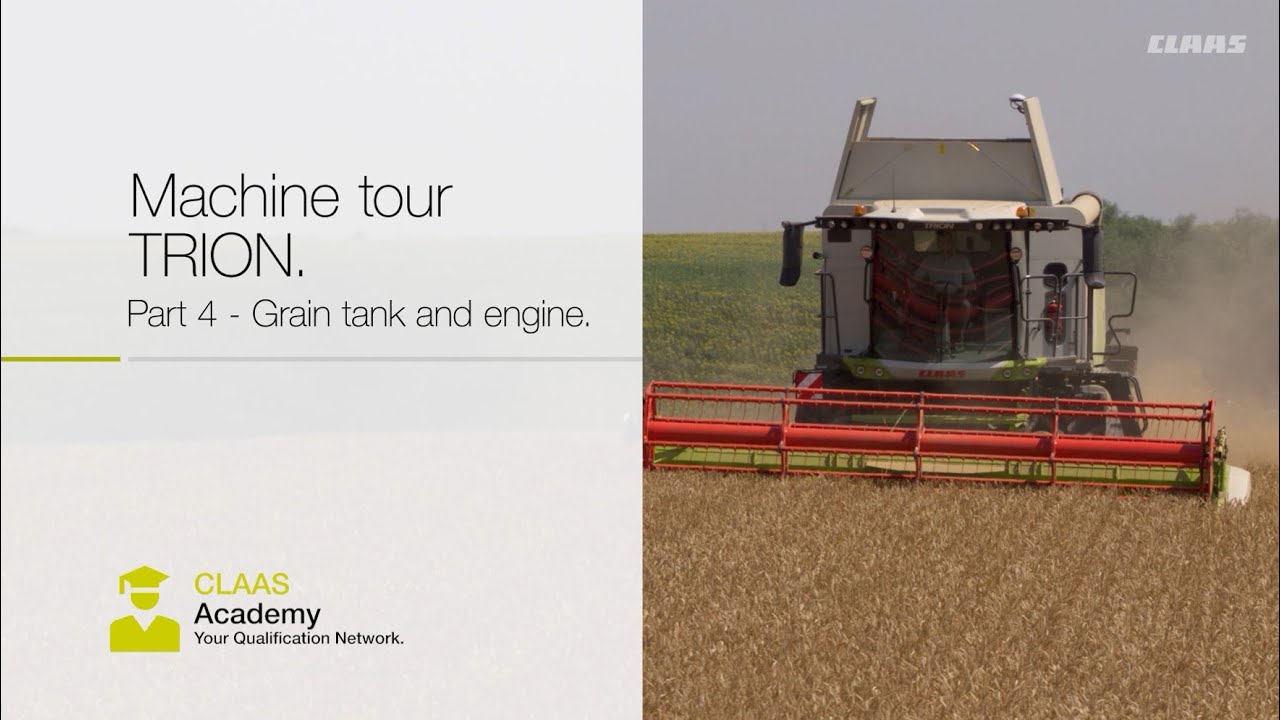 CLAAS | TRION walk arounds. Part 4: Grain tank and engine.