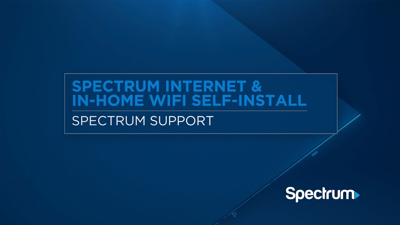 Self-Installation: Internet & WiFi