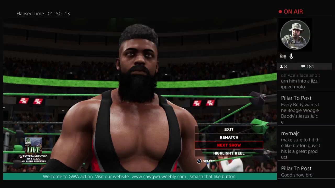 GWA LIVE (Episode 1) [WWE 2K18]