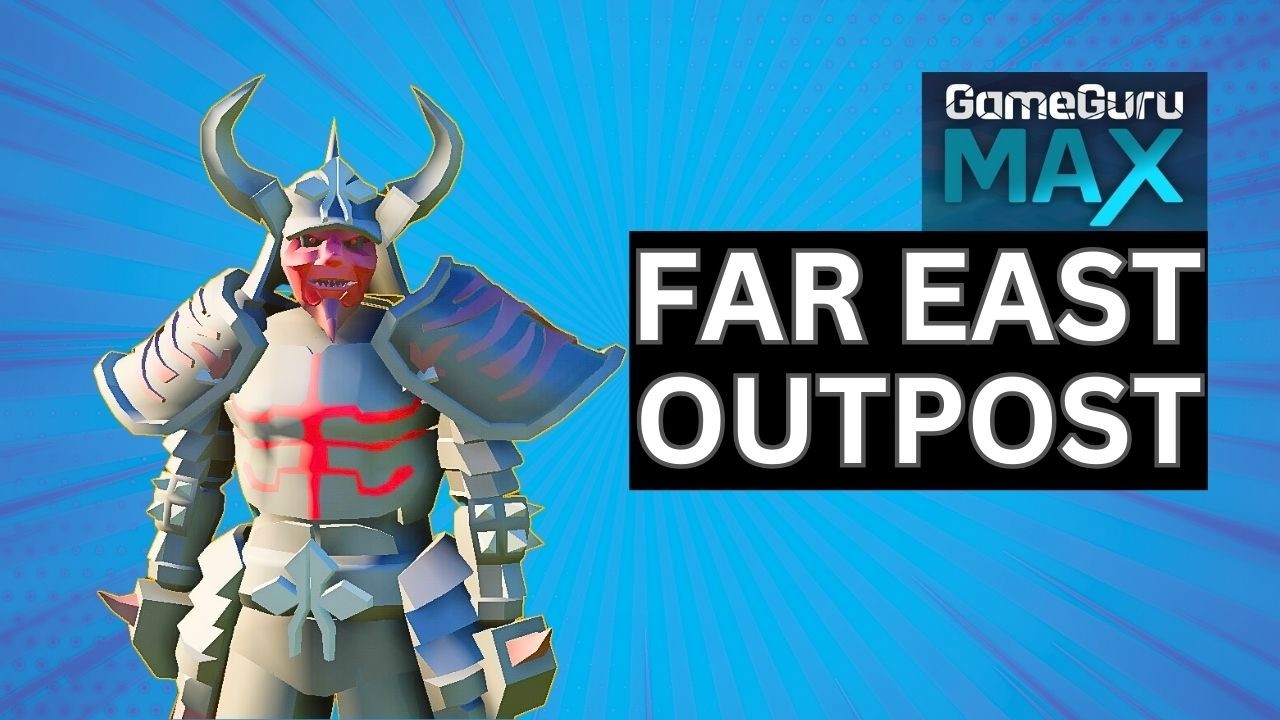 GameGuru MAX Low Poly Asset Pack - Far East Outpost Showcase