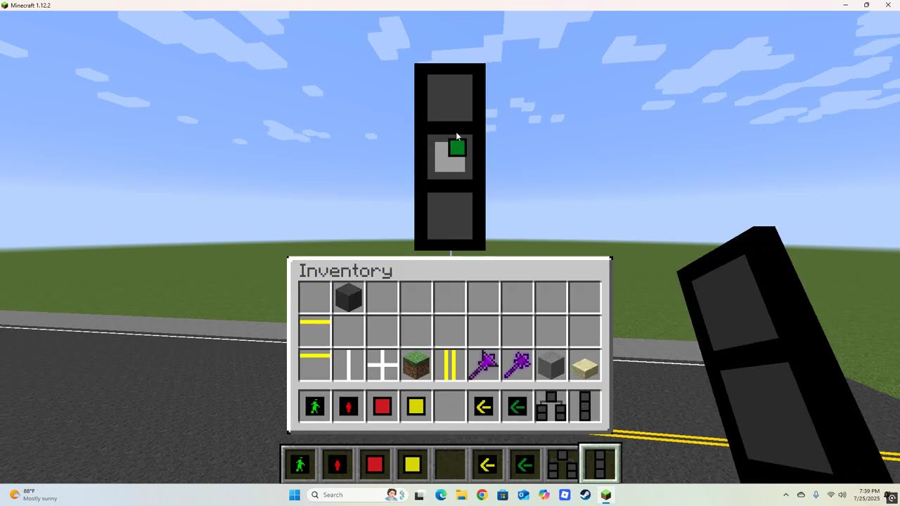 Minecraft Roadwork Ep: 1 [Roads and Traffic Controls] (MODS)