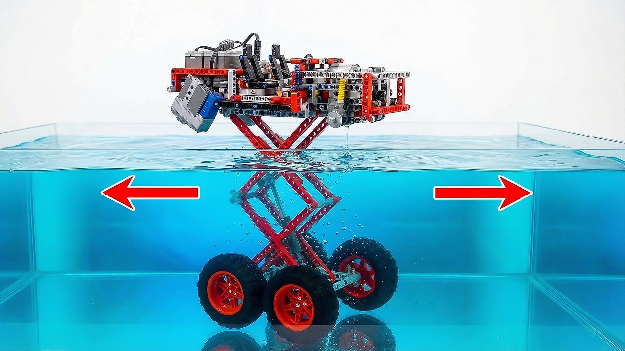 Driving LEGO Car vs Deepest Water Challenge | Smart Lego