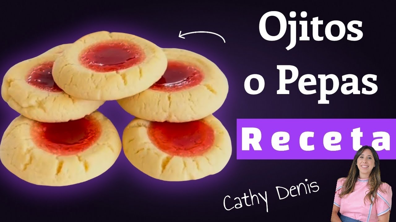 La mejor receta de OJITOS o PEPAS, que existe!!!