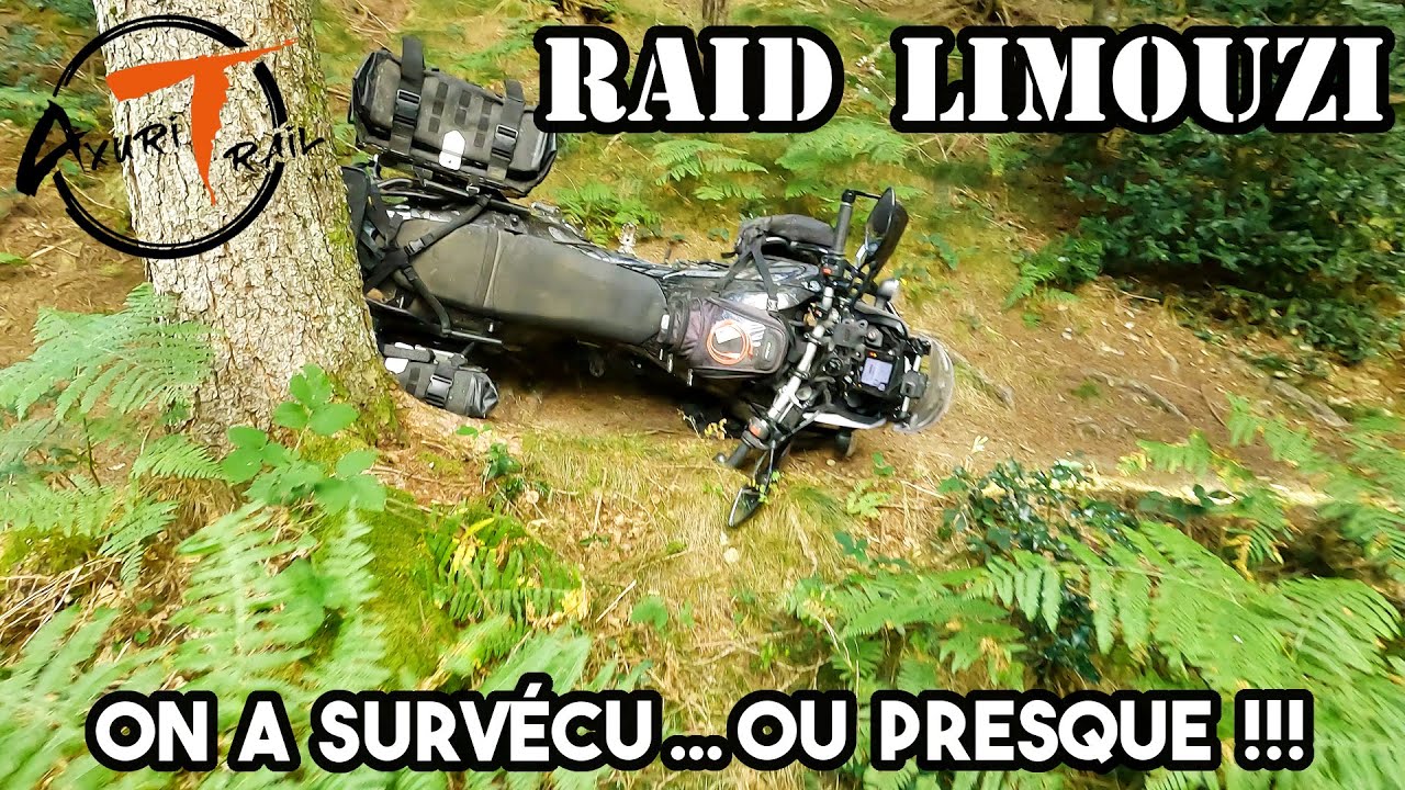 Raid Limouzi Axuritrail en 700 Ténéré - Apprendre le off-road dans le Limousin et tomber...