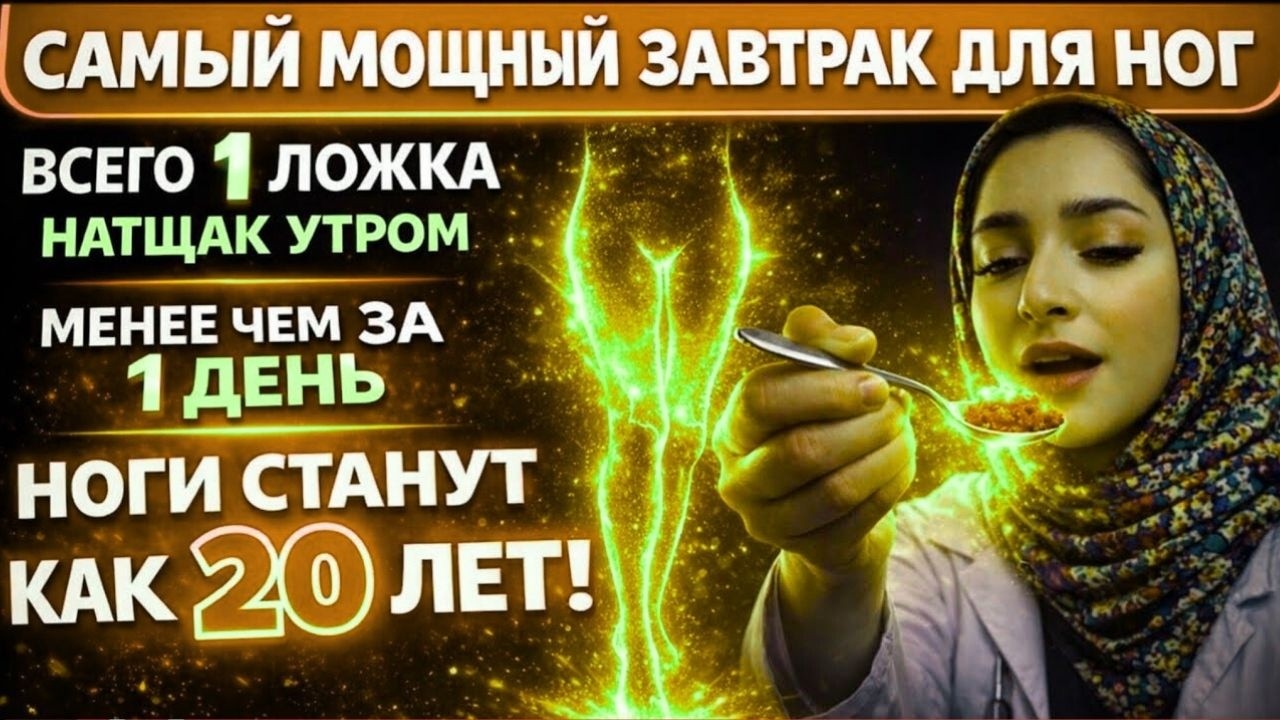 Только1%людей знаю:эта еда утром сильнее любого лекарства укрепляет ноги и мышцы,делая их как в20лет