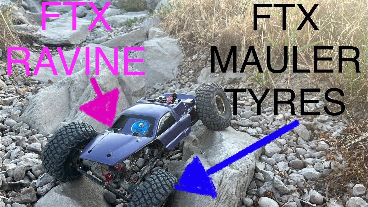 FTX RAVINE testing (FTX MAULER) Massive tyres